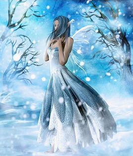 Eine Schneefee