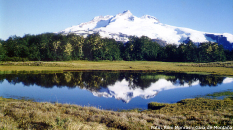 Der
                      Donnerberg, heute auf der Grenze zwischen
                      Argentinien und Chile