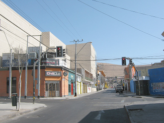Lynch-Strasse, die Sicht zum W�stenberg