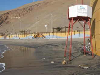Playa Laucho, bicicleta