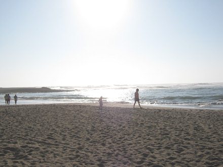Playa Laucho, olas salvajes