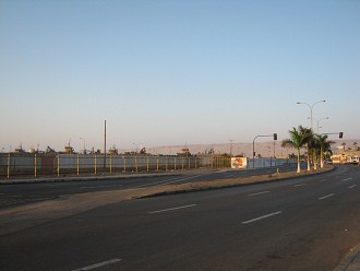 Lira-Allee, die Sicht nach Norden