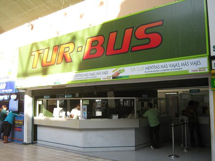 Schalter der Busfirma Tur Bus