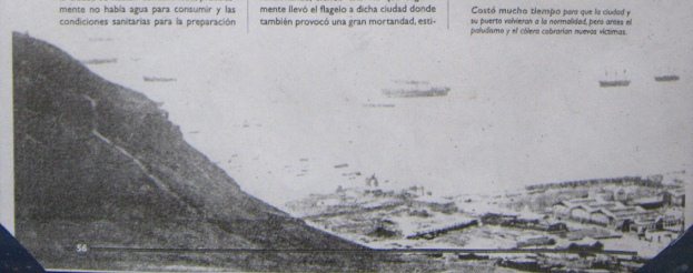 Artikel 08, Foto 2: Arica w�hrend des
                            Wiederaufbaus nach dem Seebeben und den
                            Epidemien der Jahre 1868 und 1869
