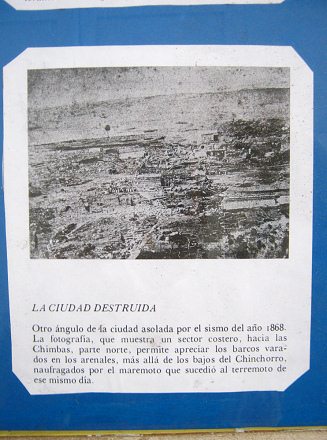 Artikel 11: Die zerst�rte Stadt Arica im
                          Jahre 1868 von einem anderen Blickwinkel aus
                          gesehen
