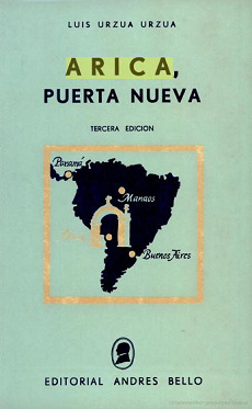 Das
                          Buch "Arica, puerta nueva"
                          ("Arica, eine neue T�re") von Sr.
                          Luis Urzua Urzua [Foto07]