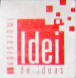 Das Logo des B�ros "Idei"
                                f�r Karten an der Sotomayorstrasse Nr.
                                195: "Wir drucken Ihre Ideen"
                                (impresi�n de ideas)