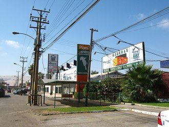 Santa-Maria-Allee, die Holzfirma
                        "Enco"