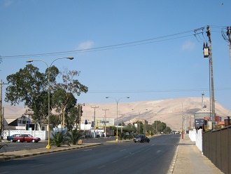 Rocca-Allee, die Sicht auf Lipigas