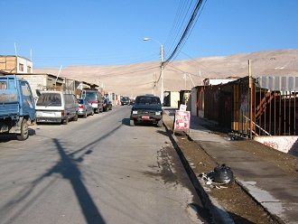 Eine Passage am Kartoffelberg (Cerro
                        Chu�o)