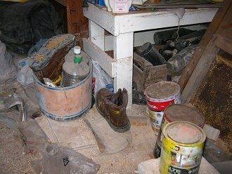 Das Haus von Teresa Tarasco mit der
                        rosaroten Gift-Erde 02