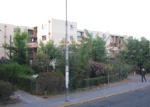 Wohnblock eines Aussenquartiers