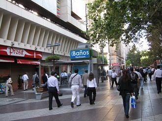 Toiletten an der Ahumada-Passage (paseo
                        Ahumada)