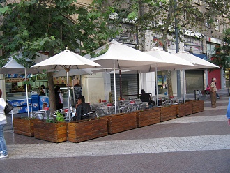 Ahumada-Passage ("paseo
                        Ahumada"), Strassencaf�