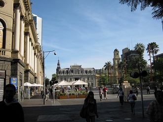 Sicht �ber den Zentralplatz (Waffenplatz,
                        plaza de Armas)