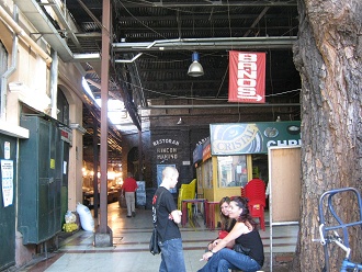 Zentraler Markt (mercado central), Eingang