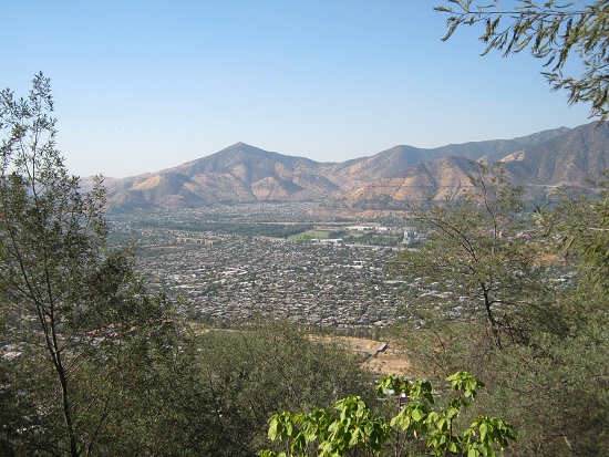 Vista a Santiago de Chile