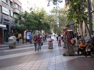 Ahumada-Passage ("paseo
                    Ahumada"), Schuhputzer und St�nde