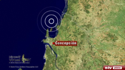 El
                epicentro del terremoto del 27/2/2010 en Chile fue en el
                mar delante de la ciudad costera chilena de Concepci�n
                [0].