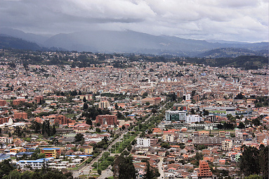 foto a�rea de Cuenca