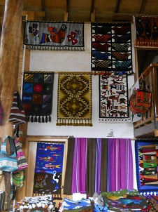 Pared con tejidos