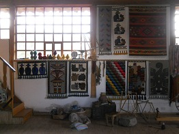 Pared con tejidos