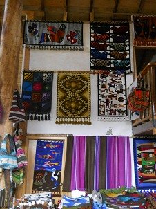 Pared con tejidos