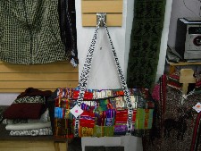Vielfarbige Reisetasche