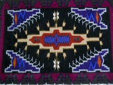 Wandteppich mit grafischem Design,
                            Nahaufnahme 1