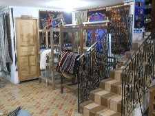 Die Treppe und dahinger 2 Webst�hle