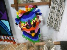Gorro en forma de m�scara
                                    multicolor 02