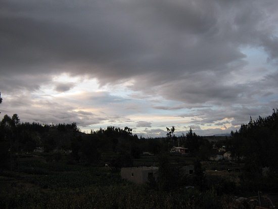 Farbiger Wolkenhimmel �ber Huasalata
