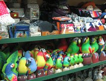 Kunsthandwerk im
                            Promenaden-Einkaufszentrum von Guayaquil