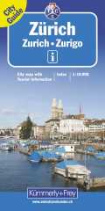 Plano de la ciudad grande de
                                    Z�rich de la edici�n Kuemmerly y
                                    Frey