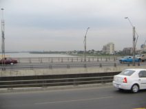 Puente sobre el R�o Daule (03), vista al R�o Daule