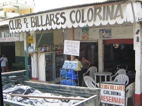Huaquillas, club de billares