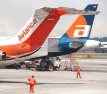 Avianca: Logos an Flugzeugen