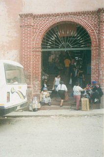 Market "Santa Clara", side
                        entrance at jiron Carlos Vivanco