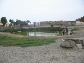Chilca, vista total de la laguna medicinal no. 3