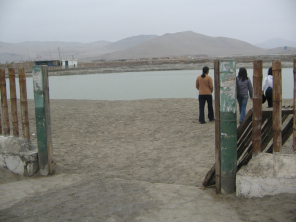 Chilca, laguna medicinal no. 1, entrada