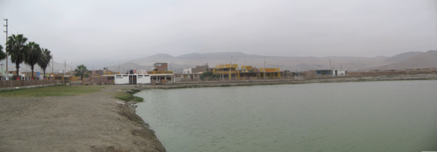 Chilca, foto panor�mica de la laguna
                          medicinal no. 1