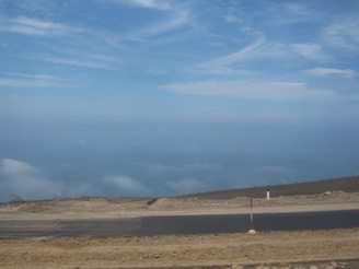 Panamericana con vista al mar