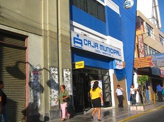 Caja municipal y la oficina tur�stica Secomtur