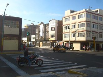 Vista en el jir�n Prado