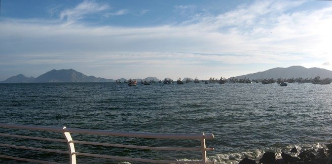 Vista a islas, foto panor�mica