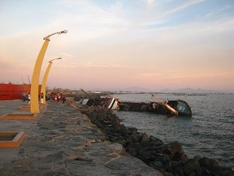 El barco varado