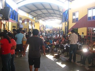 Sala del terminal terrestre de
                                    Chimbote