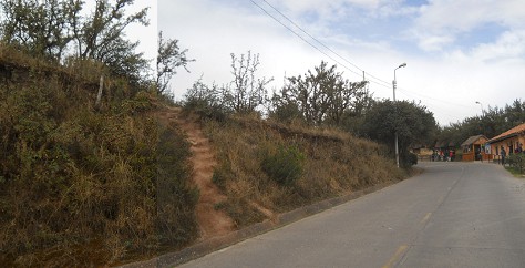 Cusco Sacsayhuam�n: Der Weg zum kleinen Steinbruch
