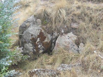 Steine vom kleine Steinbruch von Sacsayhuam�n