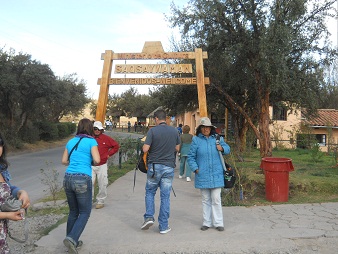 Der Eingang von
              Sacsayhuam�n